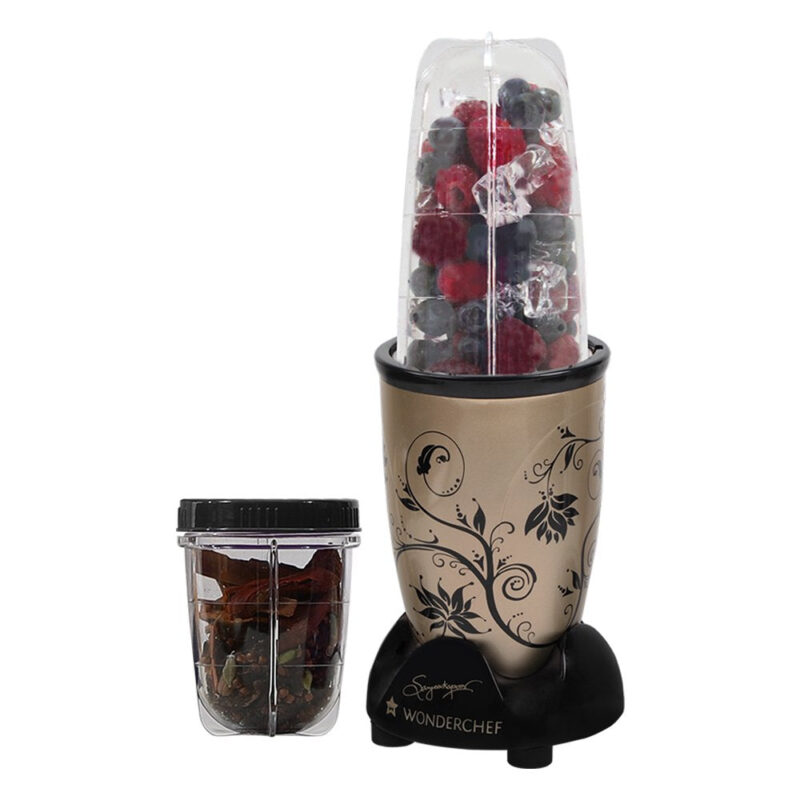 Wonderchef Nutri-Blend 63152294 400-Watt Mixer with 3 Jars (Champagne/Black) - Image 8
