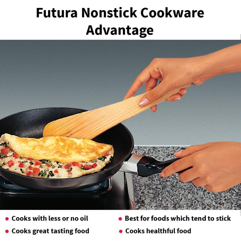 Hawkins Futura 20 cm Frying Pan, Non Stick Fry Pan, Small Frying Pan, Black (NF20) - Image 3