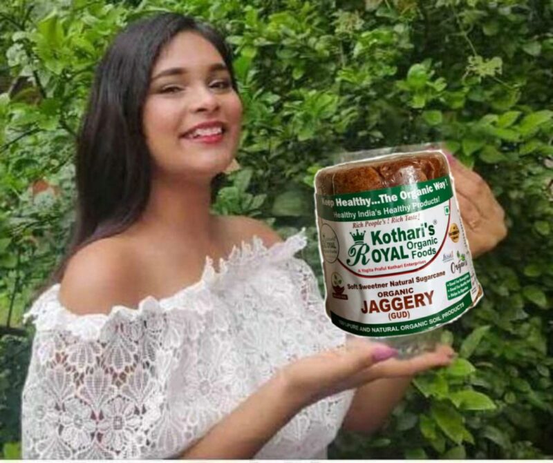 Kothari's Royal Organic Foods Jaggery 900 Gm (Sugarcane Jaggery Block/Gud/Gur/Gud Bhelli/Vellam/Sharkara Bellam/Nattu/Jaggey/Pure/Natural/No Preserveties) - Image 2