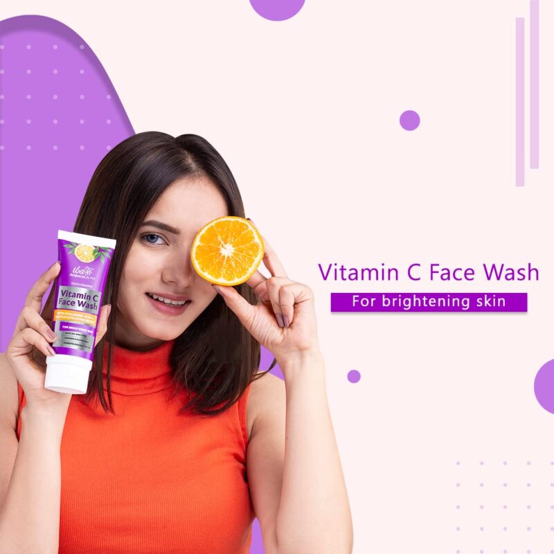 Iba Advanced Activs Youth Preserve Vitamin C Face Wash | No Parabens & Sulfates | High Foam | For Glowing Skin | Halal Certified & Vegan -100 ml - Image 8