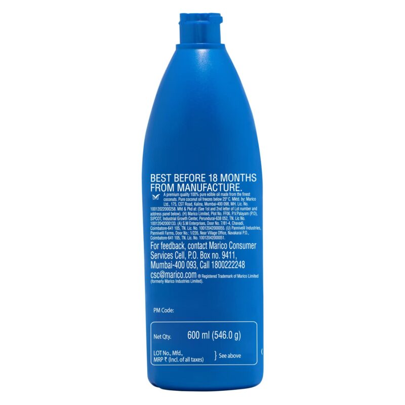 Parachute Coconut Oil 600 ml - Bottle - Image 2