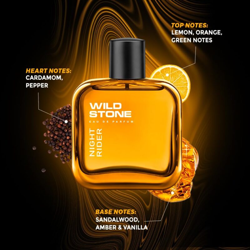 Wild Stone Night Rider Long Lasting Eau de Parfum for Men,100ml - Image 3