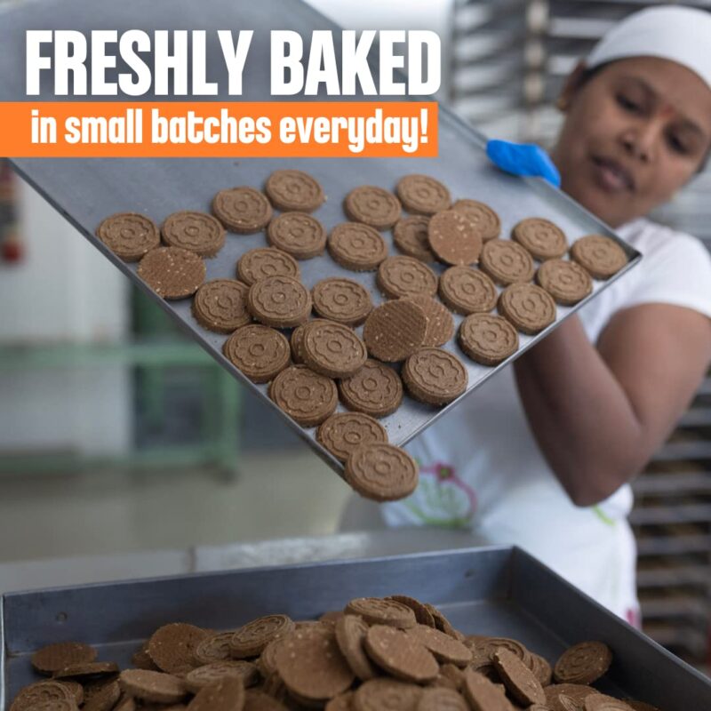 Early Foods Ragi Choco Jaggery Cookies - Kids Snack, 130 g - Image 3