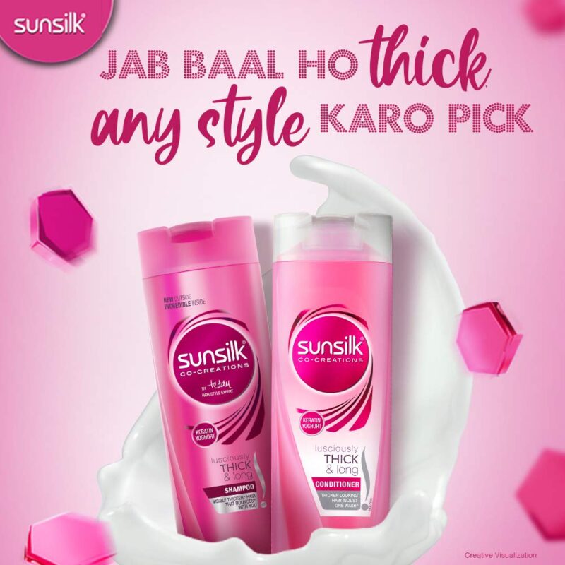 Sunsilk Lusciously Thick & Long Conditioner, 340 ml - Image 5
