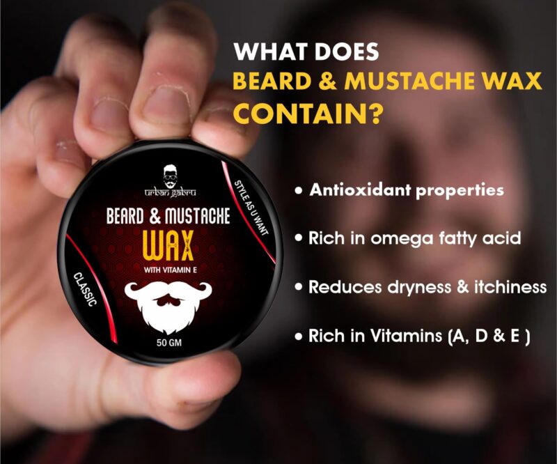 4x UrbanGabru Beard & Mustache Wax (50 gm each)  - Pack of 4 - Image 6