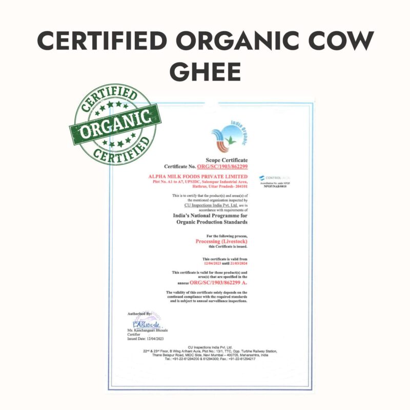 Kapiva 100% Organic Ghee - Good Fats For Healthy Heart - Keto Diet Friendly, 500 Ml - Image 8