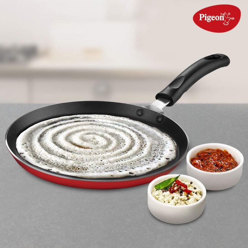 Pigeon by Stovekraft Aluminium Storm Tawa 280 IB, Red - Image 3