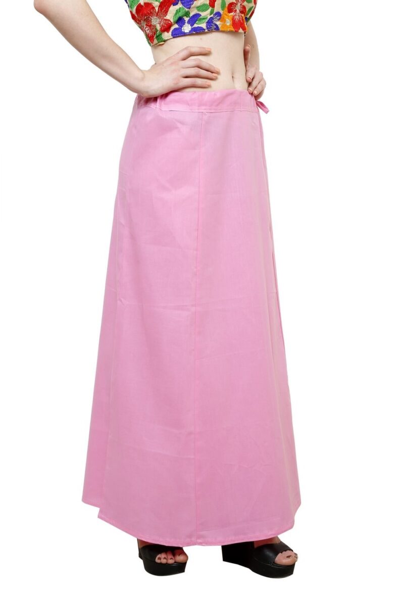 Pistaa's Combo of Women's Pure Cotton Peach, Pastle Pink, Maroon, Orange and Off White Color Best Ethinic Inskirt Saree Petticoats - Image 6