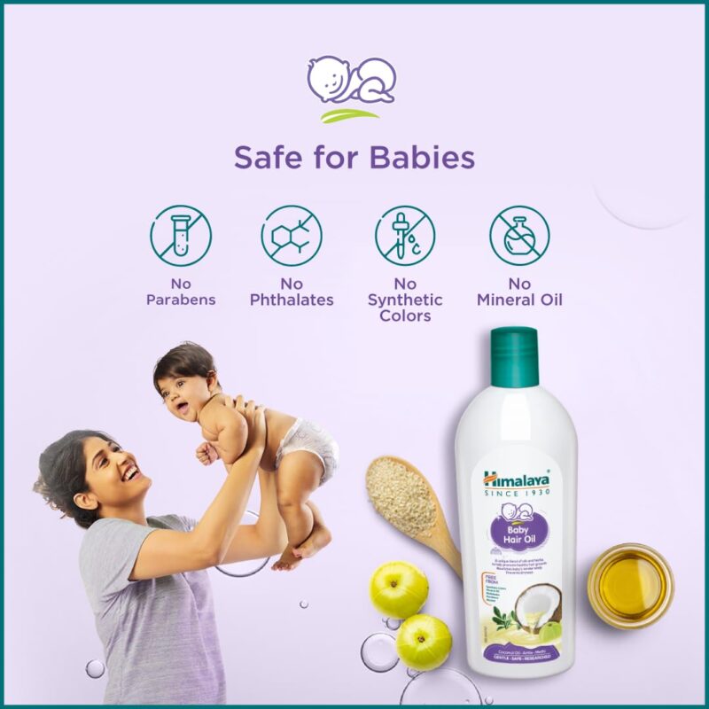 Himalaya Baby Hair Oil 200 ml(1 Count) - Image 3
