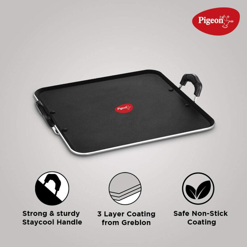 Pigeon by Stovekraft Non Stick 5mm Thickness Pathri Tawa, 32cm - Image 5