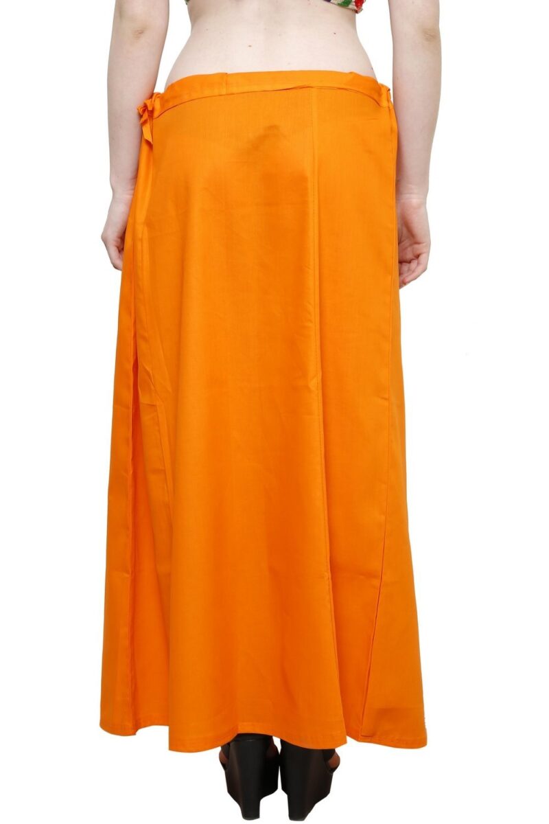 Pistaa's Combo of Women's Pure Cotton Peach, Pastle Pink, Maroon, Orange and Off White Color Best Ethinic Inskirt Saree Petticoats - Image 4