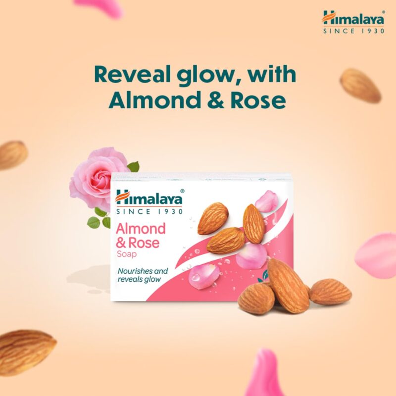 Himalaya Herbals Almond & Rose Soap, 75gm - Image 6