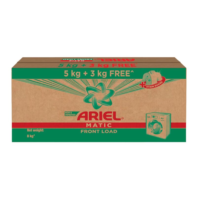 Ariel Matic Front Load Detergent Washing Powder - 5kg Plus 3kg - Image 4