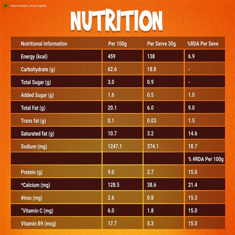 Sunfeast YiPPee! Magic Masala, Long, Non-Sticky Instant Noodles | With Real Vegetables 12 in 1 Pack | 720g/840g (weight may vary) - Image 2