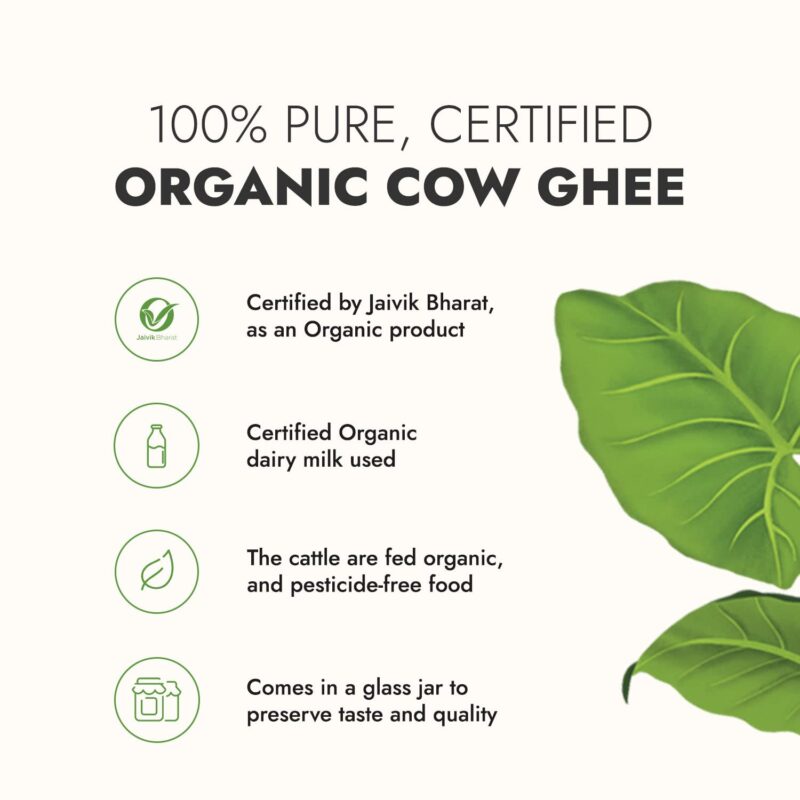 Kapiva 100% Organic Ghee - Good Fats For Healthy Heart - Keto Diet Friendly, 500 Ml - Image 5
