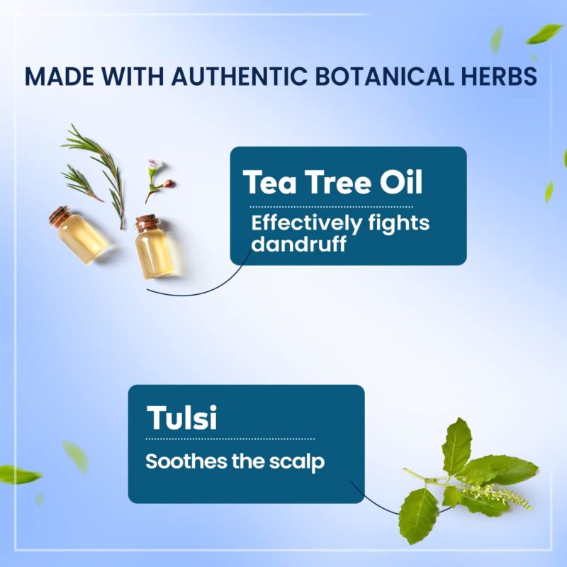 Himalaya Anti-Dandruff Hair Cream | Removes & Prevents Dandruff | Non Sticky Oil Replacement Hair Cream | Soothes Scalp | With Tea Tree Oil & Tulsi | For Women & Men | 100ml - Image 8