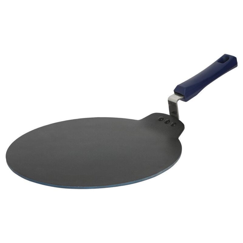 Reva Flat Aluminum 28 cm Nonstick Dosa Tawa | Non Stick Tawa | 4 mm | Black - Image 9