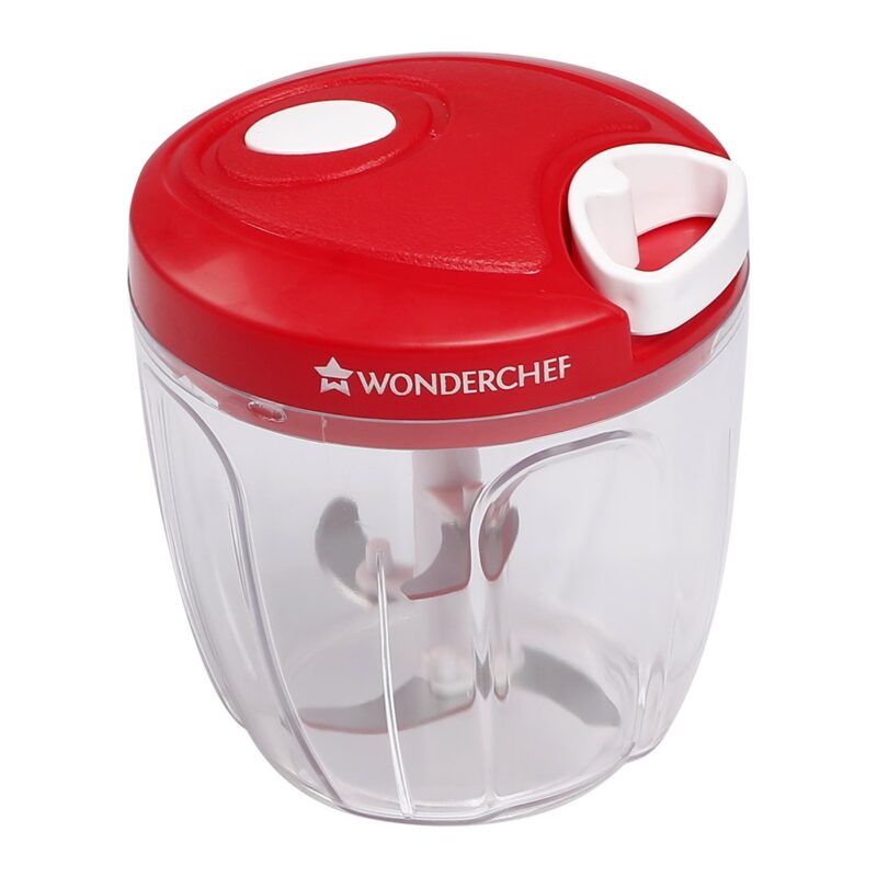 Jumbo String Vegetable Chopper & Whipper | Vegetable Cutter | Dip Whipper | Anti Slip | 5 Stainless Steel Blades | 1 Year Warranty - Image 3