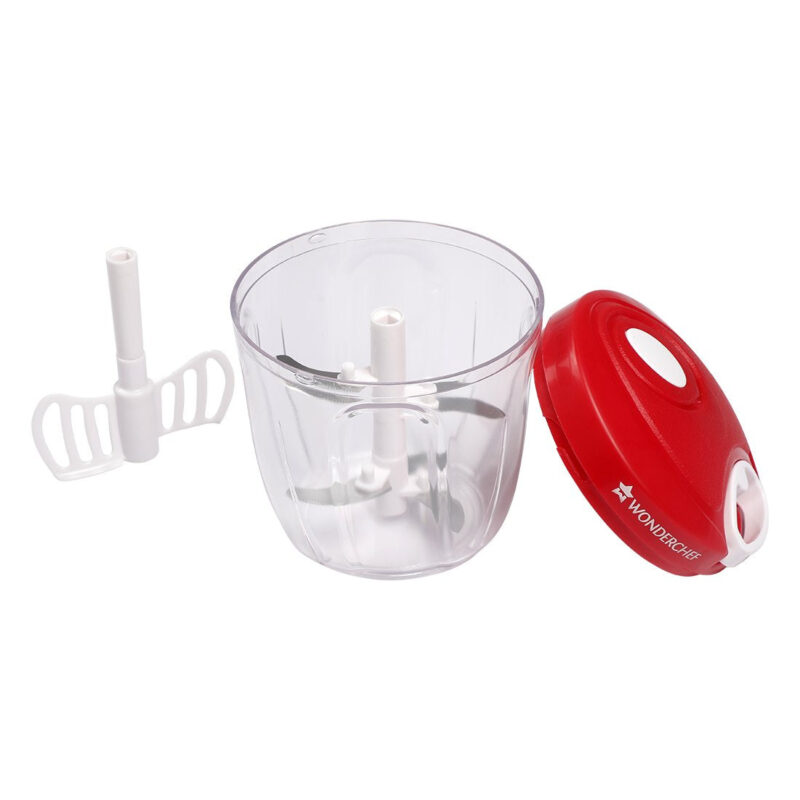 Jumbo String Vegetable Chopper & Whipper | Vegetable Cutter | Dip Whipper | Anti Slip | 5 Stainless Steel Blades | 1 Year Warranty - Image 5