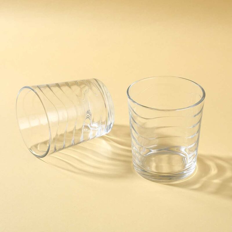 Modena Whiskey Glass Waves 285 Ml (Set Of 6) - Image 5