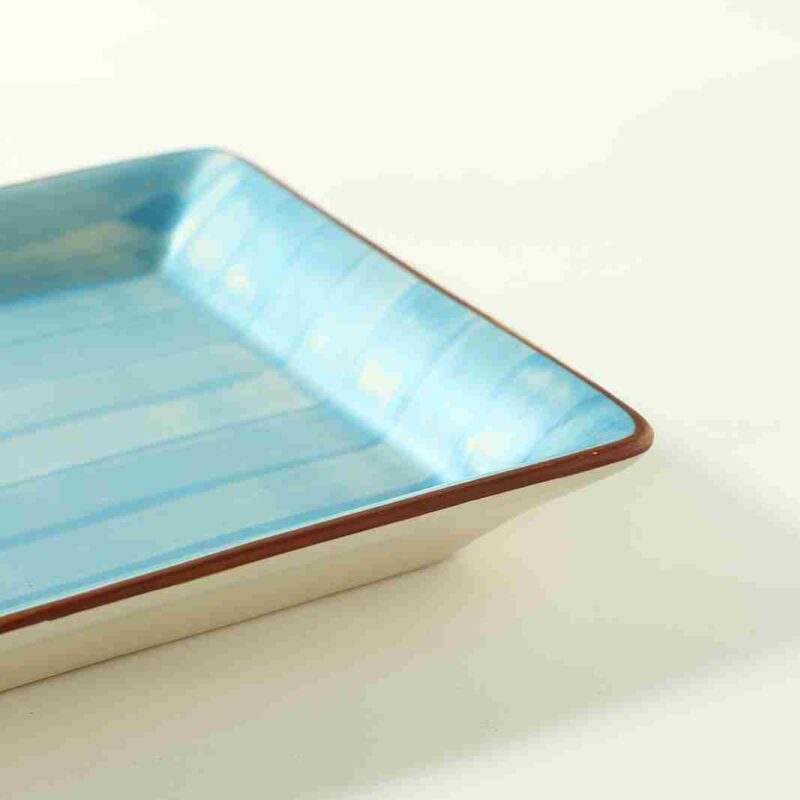 Teramo Square Platter Blue 1 Pc - Image 6