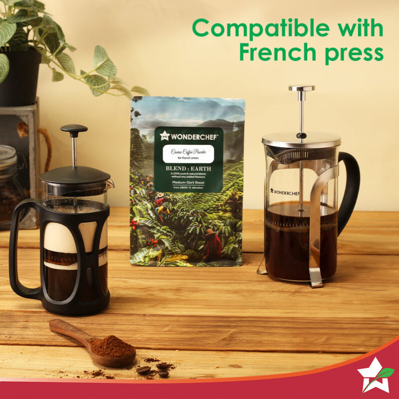 Coffee Powder for French Press | 250 gm | Fresh Coarse Grind | Medium-Dark Roast | Premium Quality Arabica | 100% Pure Coffee | Blend Earth - Image 3
