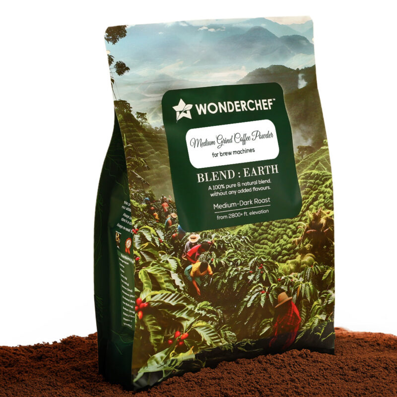 Coffee Powder for Brew Machine | 250 gm | Fresh Medium-Coarse Grind | Medium-Dark Roast | Premium Quality Arabica | 100% Pure Coffee | Blend Earth - Image 7