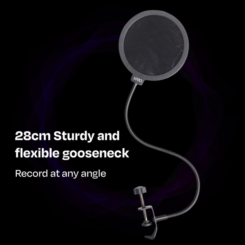 kreo Microphone Accessories Kit Boom arm + Shock Mount + Pop filter Combo - Image 13