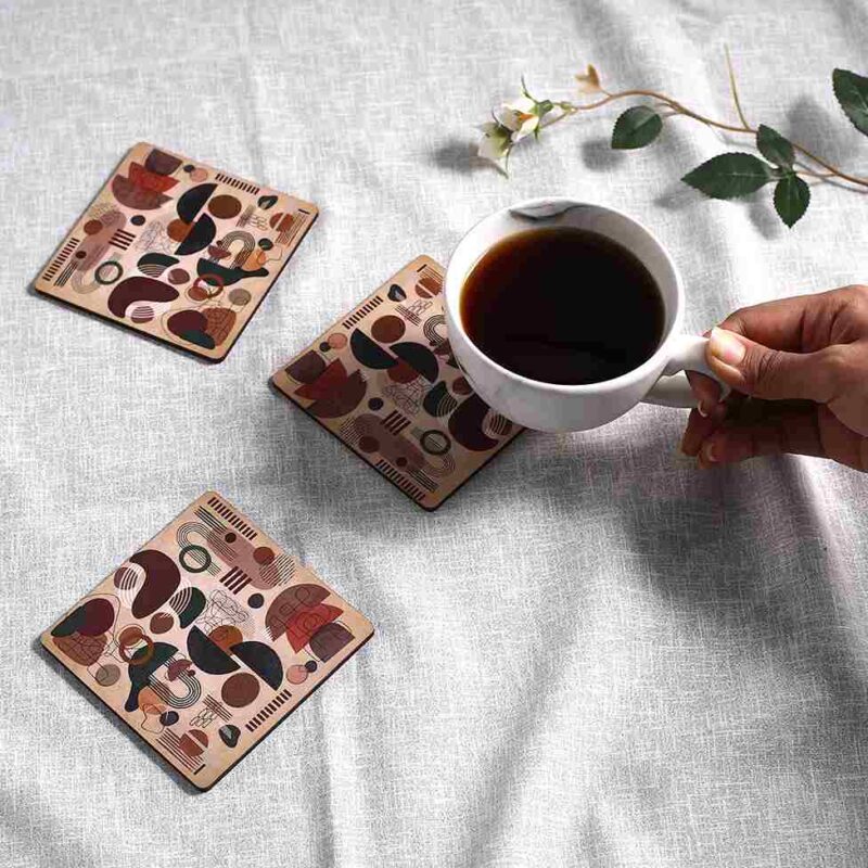 Casablanca Coaster Abstract Pattern - Set of 6 pcs - Image 6
