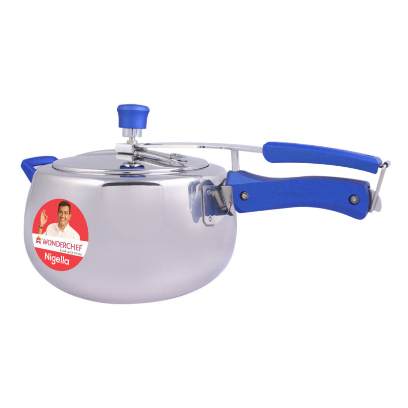 Nigella Stainless Steel 5L Pressure Cooker with Inner Lid- Round - Image 14