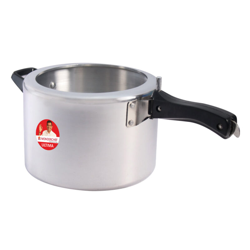 Ultima Induction Base 6.5L Aluminium Pressure Cooker With inner Lid - Image 3
