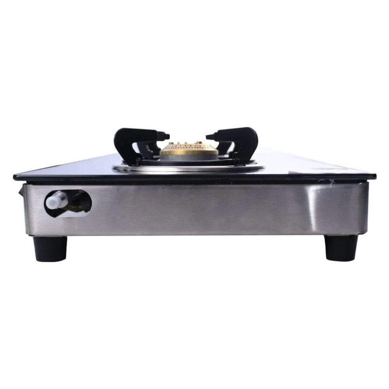 Ruby 2 Burner Glass Cooktop,  Black 7mm Toughened Glass with 1 Year Warranty, Ergonomic Knobs, Efficient Brass Burners, Stainless-steel Spill Tray, Manual Ignition - Image 6