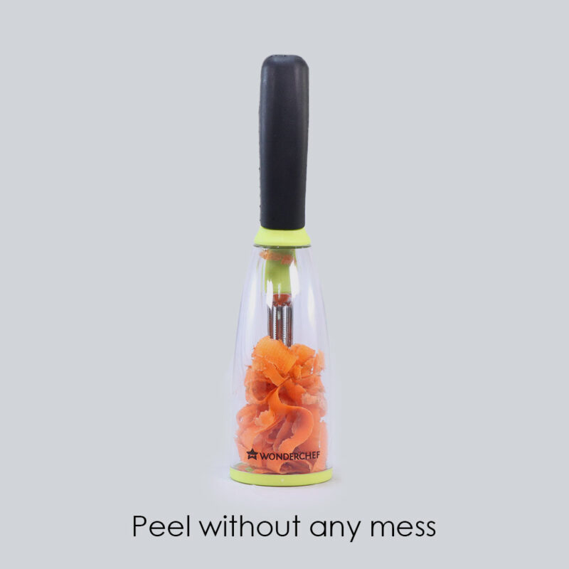 Smart Multifunctional Vegetable/Fruit Peeler for Kitchen with Containers, Stainless Steel Blade, Sharp - Image 5