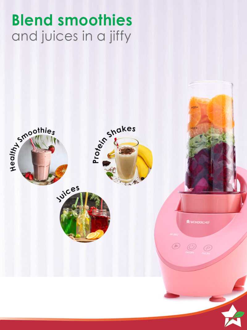 Magneto Blender | Smoothie & Juice Maker | World’s Safest with Magnetic Induction Tech | Variable Speed | Automatic with 60-sec auto-stop | Portable with Sipper Jar | 2-Year Warranty - Image 5