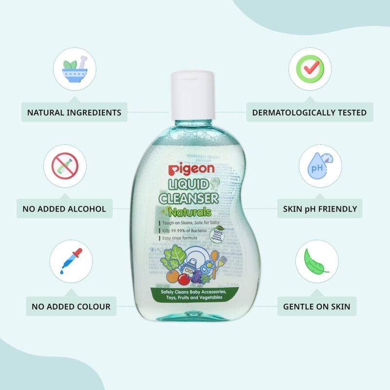 Pigeon Liquid Cleanser Bottle, 200 ml - Image 6