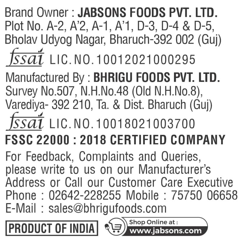 Jabsons Roasted Peanut Chilly Garlic |140g|Roasted| Non-Fried| pack of 2 | Gluten free|Healthy Ready to Eat Snacks|Jumbo Bharuchi Clay Roasted Peanut|Flavoured Peanuts| Moongphali Dana - Image 2