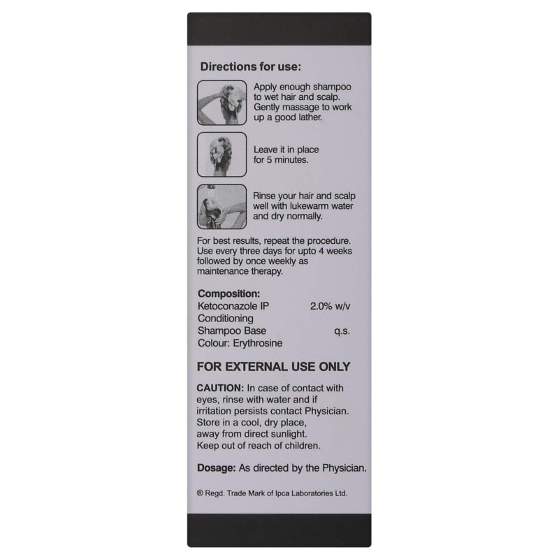Keraglo-AD - Bottle of 75ml Anti-Dandruff Shampoo with Ketoconazole - Image 3