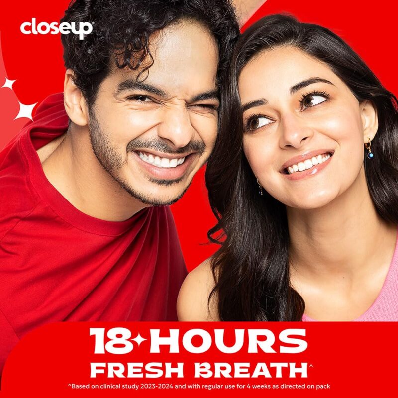 Closeup Toothpaste | Long lasting 18 Hours Of Fresh Breath & White Teeth - 300g (Pack of 2) - Image 4