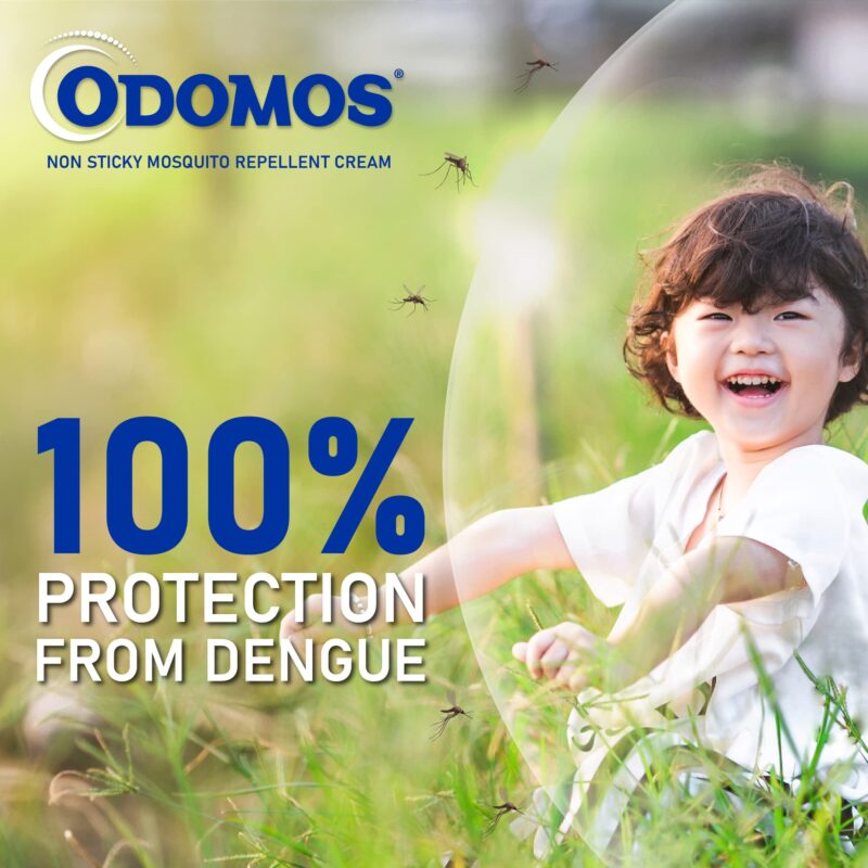 10x Odomos Non-Sticky Mosquito Repellent Cream With Vitamin E & Almond - 100 Gm each - Pack of 10 - Image 7