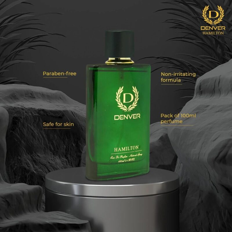 Denver Hamilton Perfume - 100Ml | Long Lasting Perfume Body Scent For Men, Fresh, Aerosol - Image 4