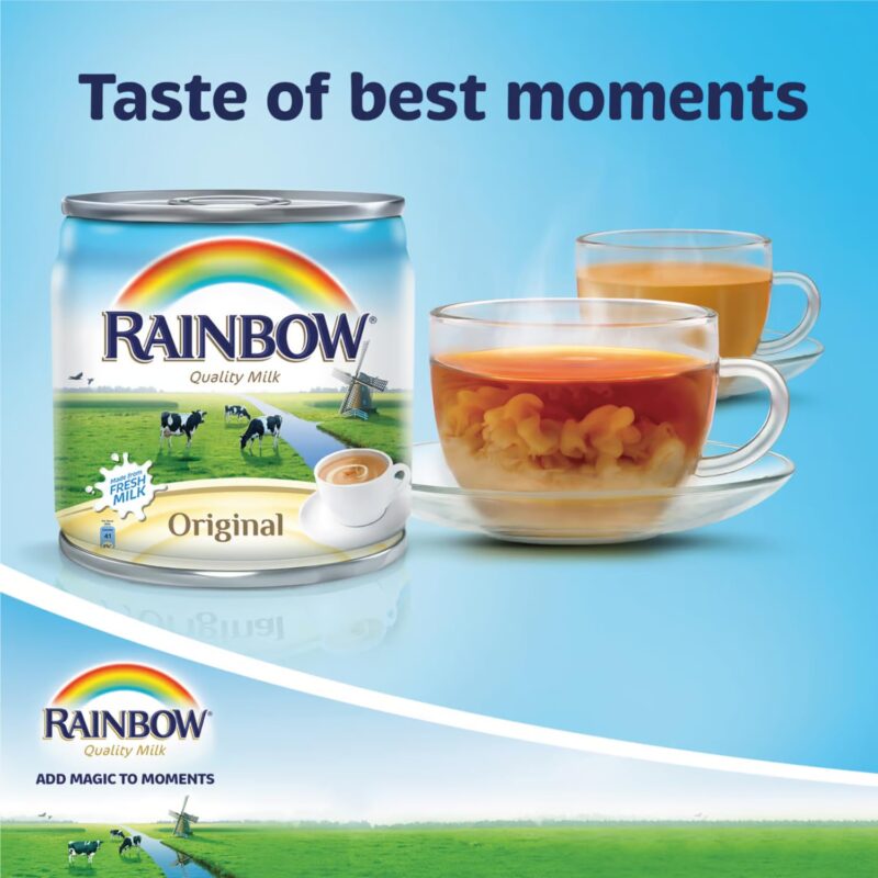 Rainbows Evaporated Milk Vitamin D, Pack of 2x410g (Imported UAE) - Image 8