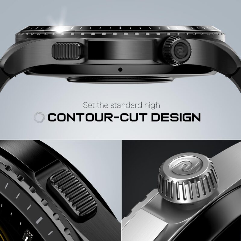 Noise Origin Smart Watch Smoothest UI Experience (New Nebula UI) & EN 1 Processor, 1.46" ApexVision AMOLED Display, Stainless Steel, Contour-Cut Design, Fitness Age, Fast Charging (Midnight Black) - Image 8