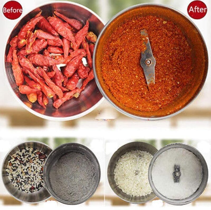 Decawall Nima Mixer Grinder Mini Stainless Steel Coffee Spice Nuts Grains Bean Grinder Mixer - Image 7