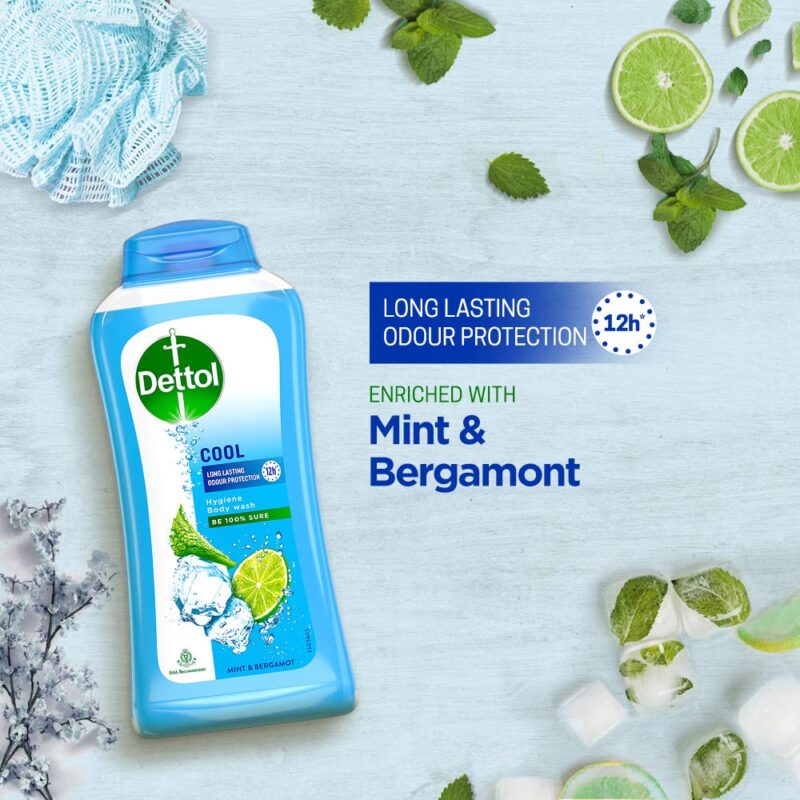 Dettol Body Wash and Shower Gel, Cool - 250ml and Dettol Body Wash and Shower Gel, Nourish - 250ml - Image 6