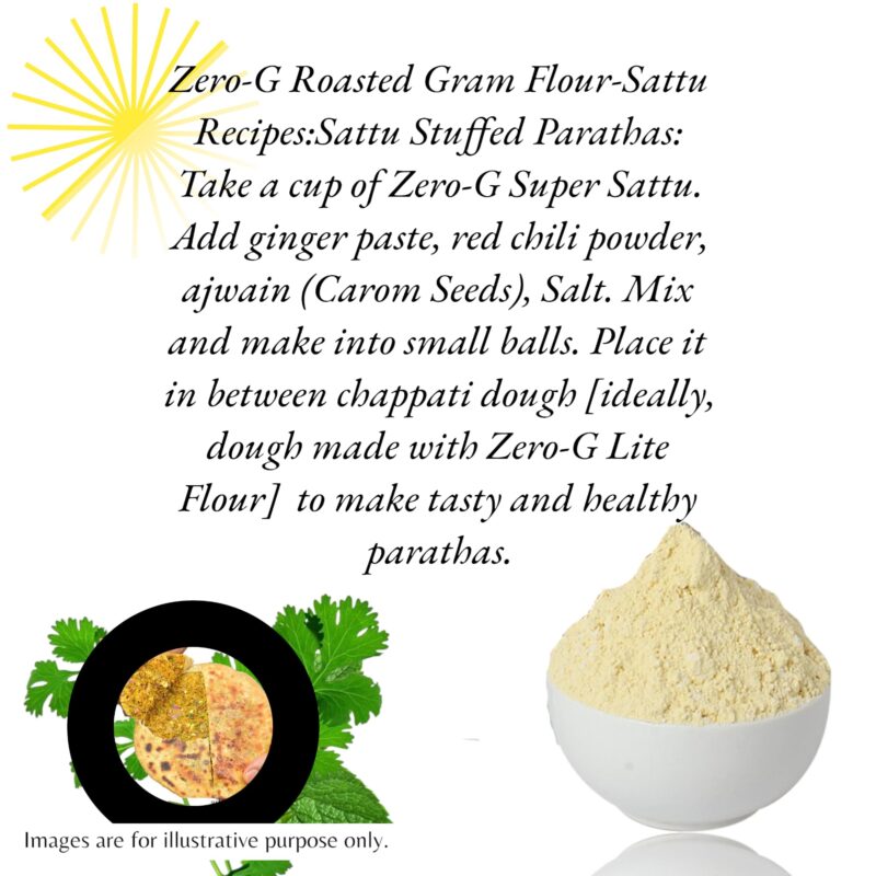 Zero-G Gluten-free Sattu (500g Pack) - High-Protein Hi-fibre Meal | Traditional Indian Wholesome Food/Drink | Gluten-Free Goodness | Promotes Digestive Health | Supports Healthy Gut - Image 8