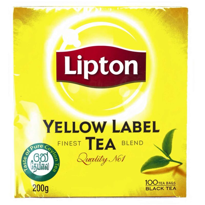 Lipton Label Rich, Natural Taste Yellow Tea, 100 Tea Bags, 200 Grams - Image 5