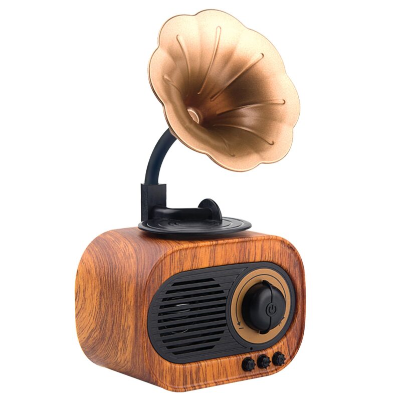 Artis BT12 Classic Retro Wireless BT Speaker with FM/USB/AUX in & Hands Free Calling (5W RMS Output)
