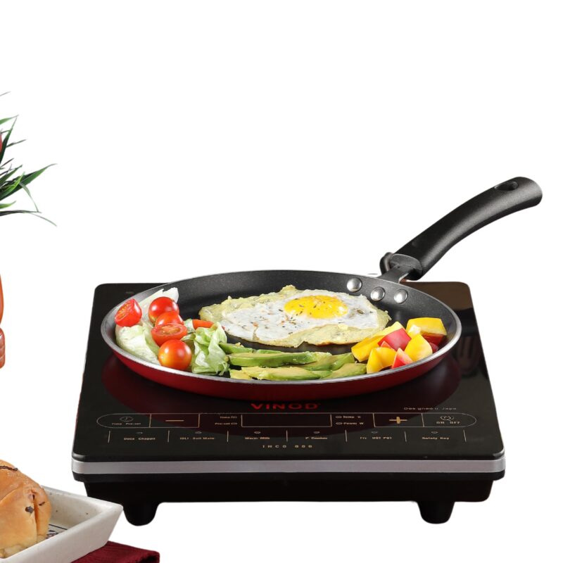 Vinod Zest Aluminium Non Stick Dosa Omni Tawa - 28cm | 4mm Extra Thick | 3 Layer Ceramic Coat | Bakelite Handle | Toxin Free | Gas Base - 1 Year Warranty - Image 4