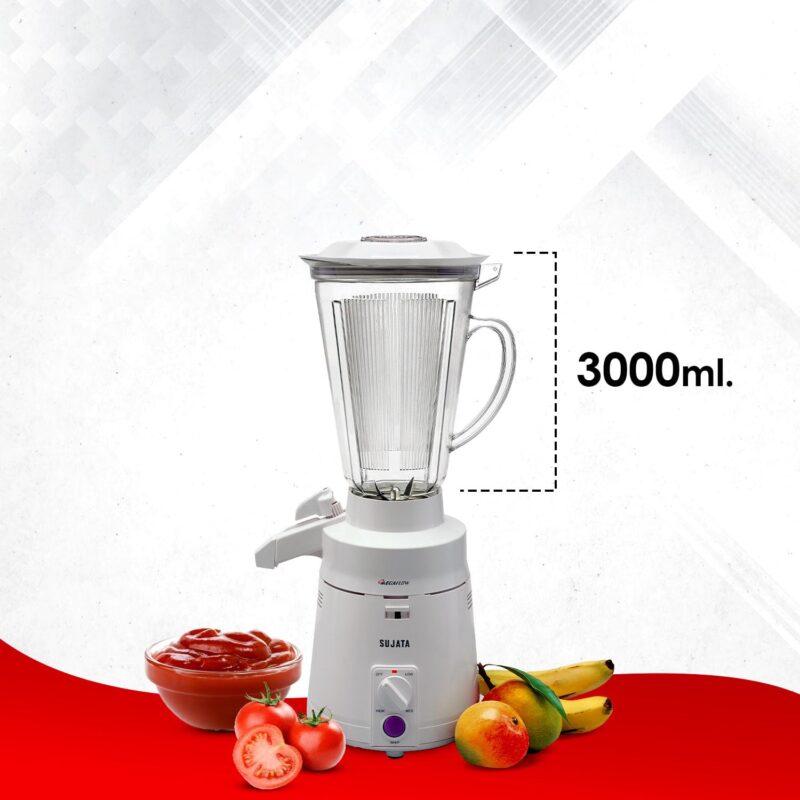 Sujata Megamix 900 Watts Mixer Blender | 22000 Rotations Per Min | 90 Minutes Continuous Running | Versatile Jar 3000 ml - Image 4