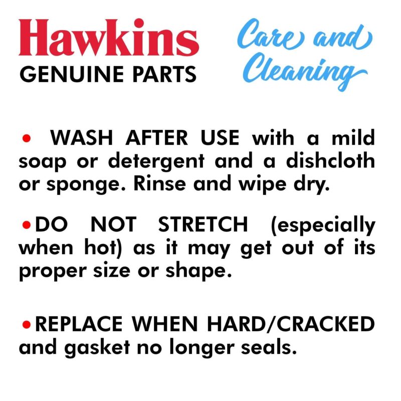 Hawkins Gasket For 3.5 Liter To 8 Litre Except Wide Hawkins Pressure Cookers | 3 Liter To 7 Litre Hawkins Stainless Steel Pressure Cookers |Contura Pressure Cookers (Std Gasket SG) - Image 3